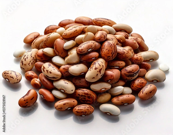 Fototapeta Beans on a white background 