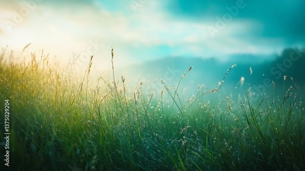 Obraz This scene transports us into a place where magic is alive in every blade of grass, and the boundary between the natural world and fantasy has dissolved. 