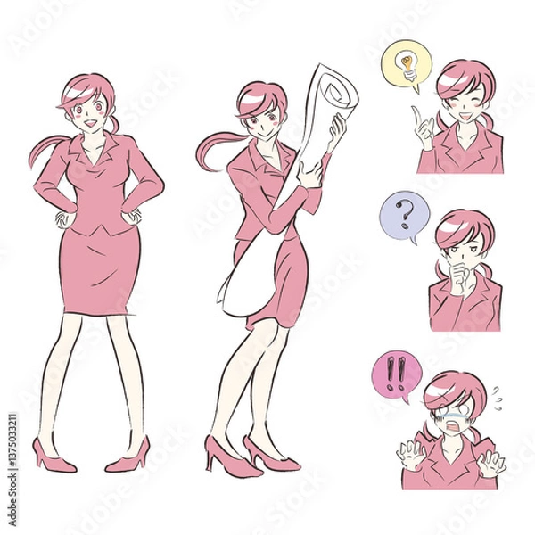Obraz 希望に向かって動き出そうとしている人物