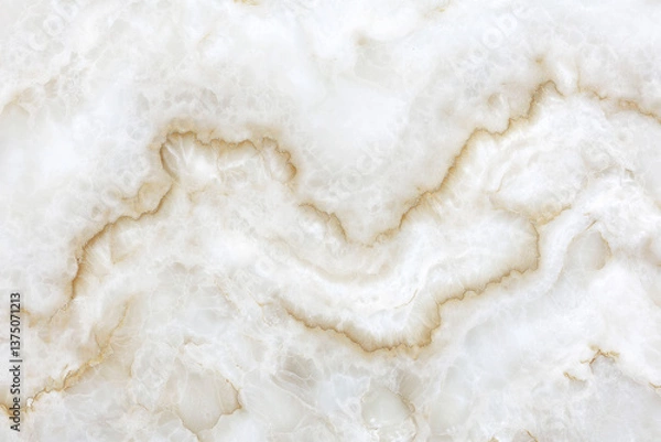 Obraz White curly marble