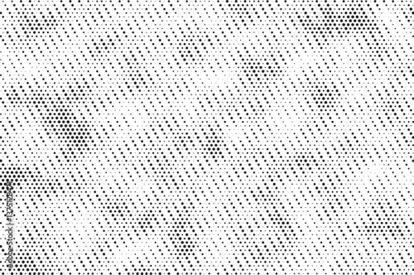 Fototapeta Halftone background vector, abstract backdrop design with two tone pattern and copy space for edit your content