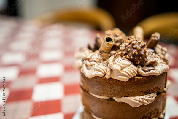 Obraz chocolate chip muffin