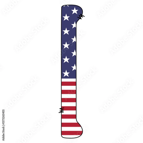 Fototapeta American Style Left Bracket Design