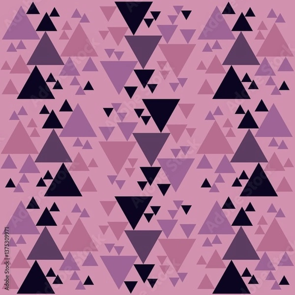 Fototapeta seamless geometric pattern with triangles