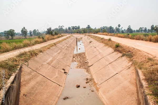Obraz Water diversion canal