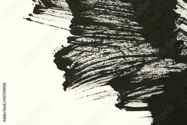 Obraz Stroke Chinese ink paint brush background
