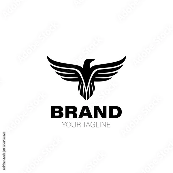 Fototapeta Thunderbird Logo. Thunderbird Logo Design. Thunderbird Logo Brand. Thunderbird Logo Vector Design Isolated on White Background