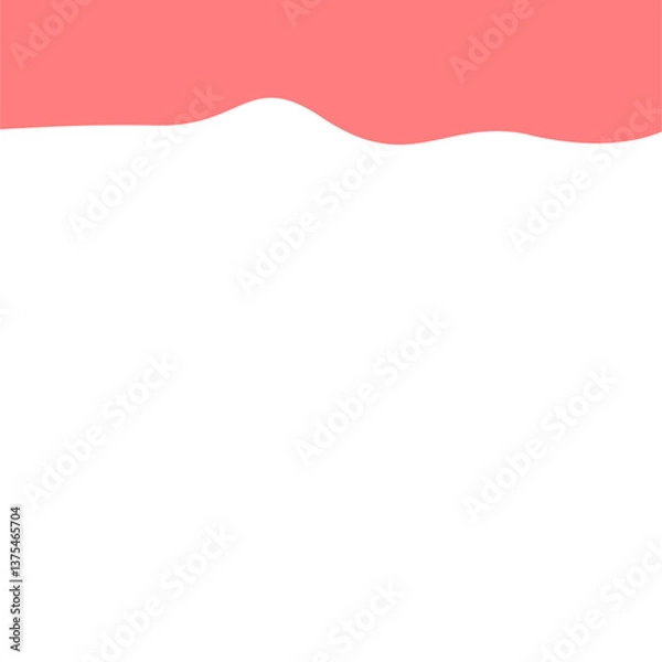 Obraz Abstract Pink Top Border Page