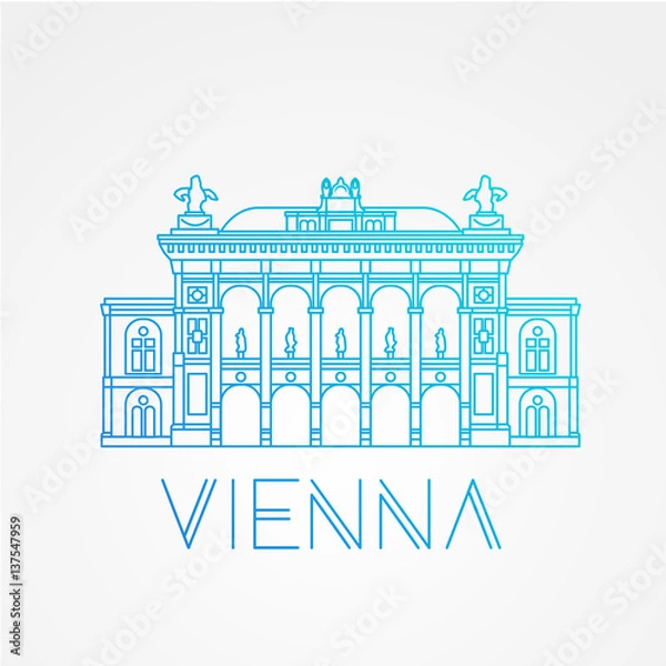Obraz Vienna State Opera The symbol of Austria.