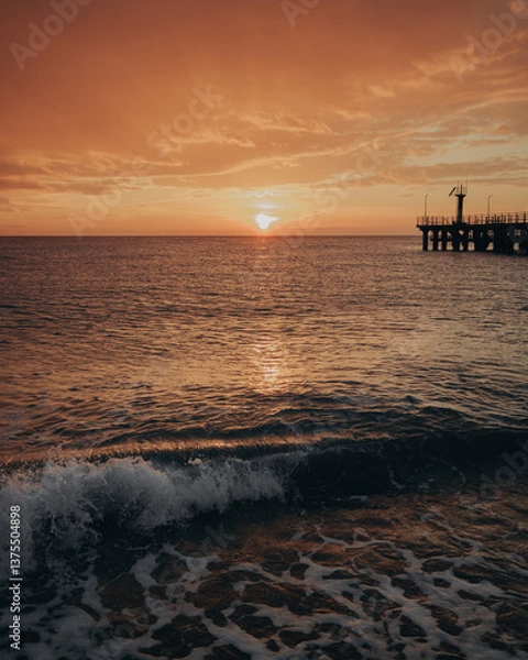 Obraz sunset on the sea