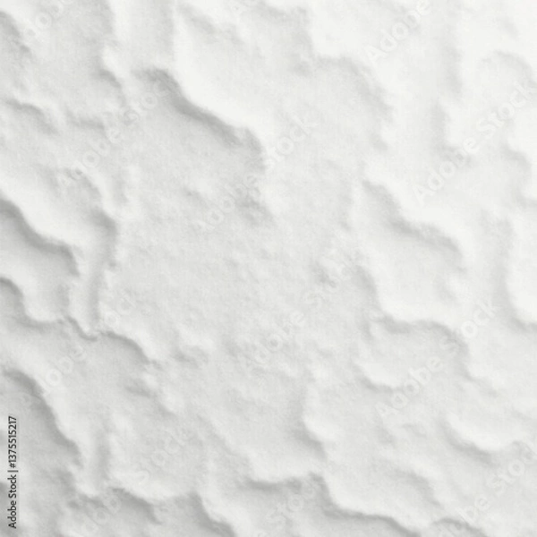 Fototapeta blank white poster surface with wavy ripples and creases , wave, blank