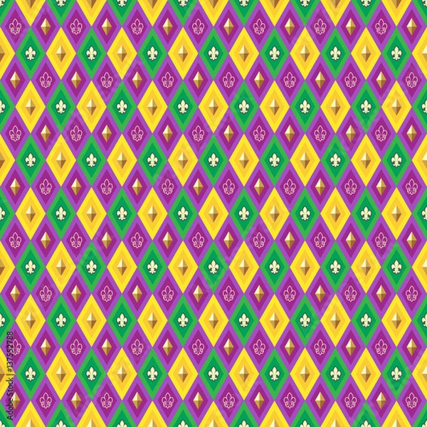 Obraz Mardi Gras background