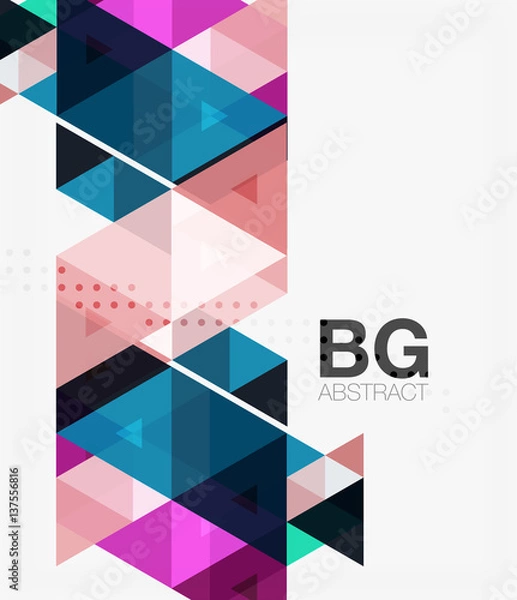 Fototapeta Modern geometry background