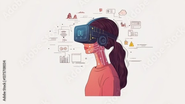 Fototapeta Human-in-the-loop oversight system enhancing AI accountability
