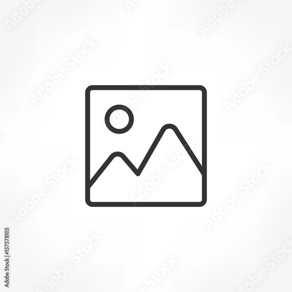 Fototapeta Image icon