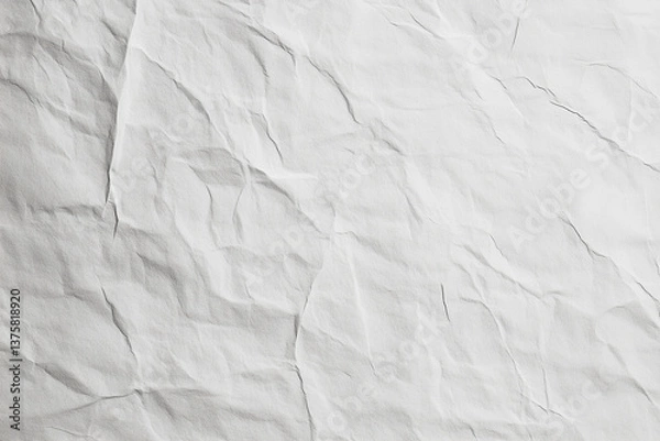 Fototapeta Light Gray Paper Texture with Fine Grain and Minimalist Background
