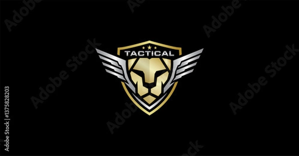 Obraz Lioness wing modern tactical logo