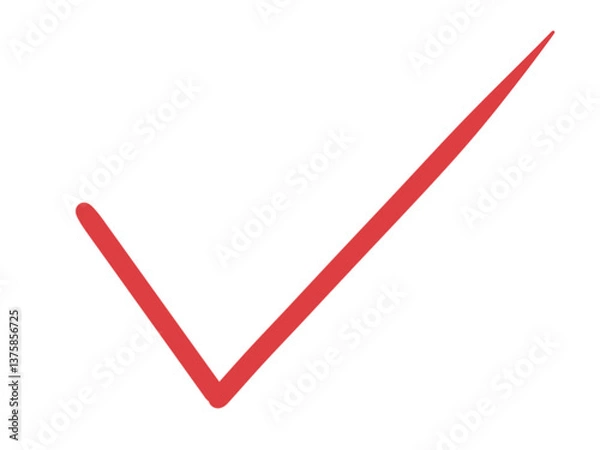 Obraz 赤のチェックマーク
