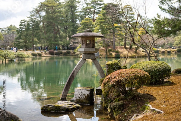 Obraz 金沢の人気観光スポット・兼六園