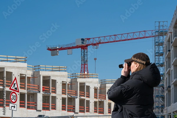 Fototapeta Looking for an apartment