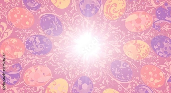 Fototapeta easter eggs background