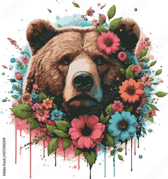 Obraz bear for T Shirt 