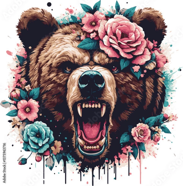 Obraz bear for T Shirt 