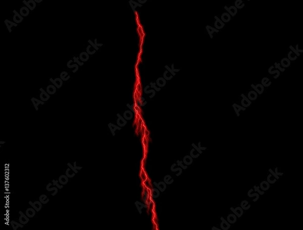 Obraz Red Lightning