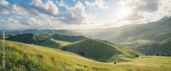 Fototapeta 정상의 풍경