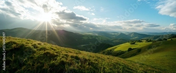 Fototapeta 정상의 풍경