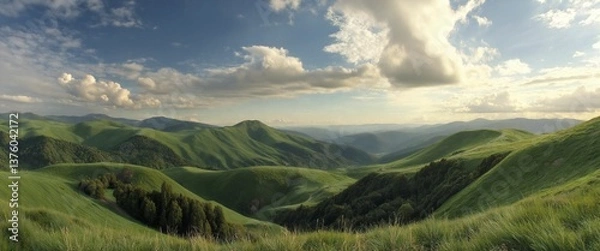 Fototapeta 정상의 풍경