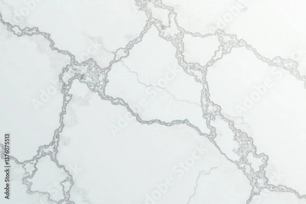 Fototapeta Close-up shot of pristine white marble texture, studio, white texture