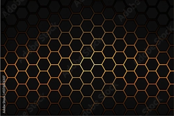 Fototapeta Modern Abstract Honeycomb Pattern Background