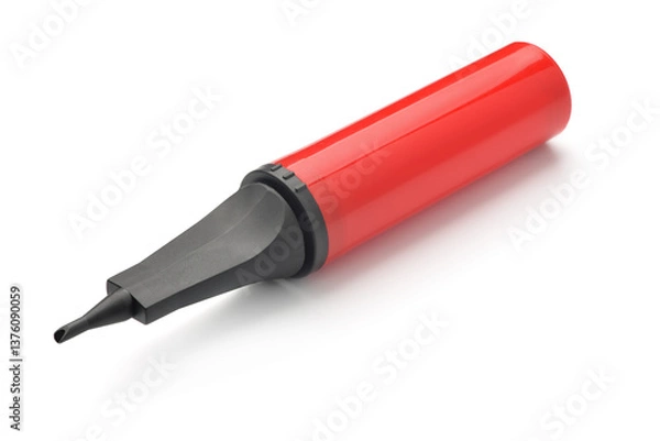 Obraz Red plastic balloon air pump
