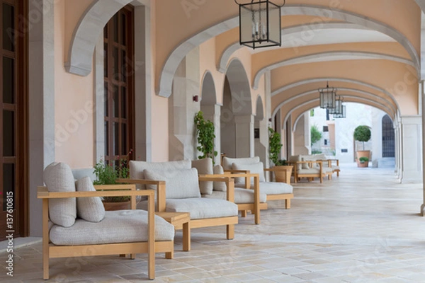 Obraz foyer of the hotel with sofas