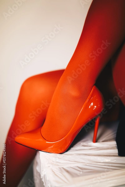 Fototapeta red shoes