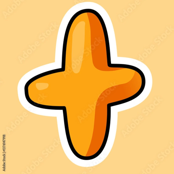 Obraz vector illustration of a christmas star