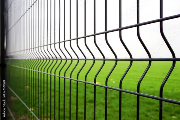 Obraz Metal fence wire