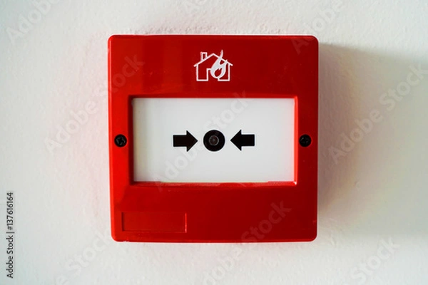 Obraz Red fire alarm