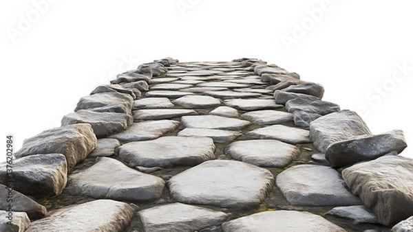 Obraz a stone road
