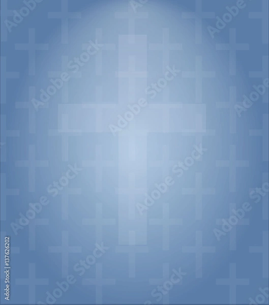 Fototapeta Religious cross background