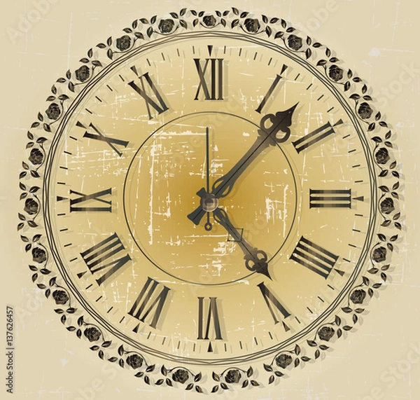 Fototapeta Vintage clock