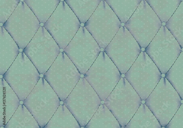Fototapeta Vintage upholstery pattern with dots