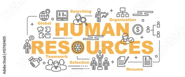 Obraz transparent wektor zasobów ludzkich