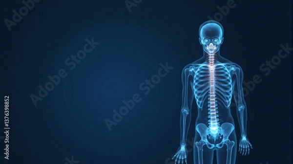 Fototapeta Understanding the Human Skeleton in Detail