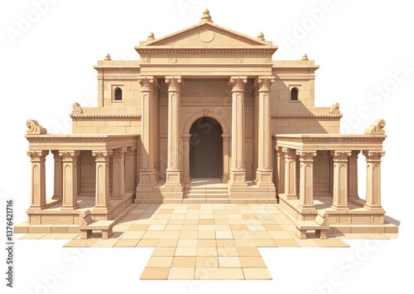 Obraz 古代の精神の殿堂