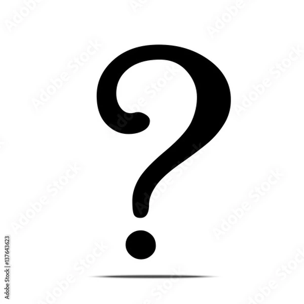 Obraz Question mark vector sign