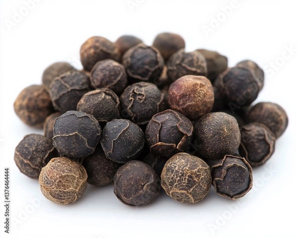 Obraz A close-up image of Tasmanian pepper detailing its features against white.