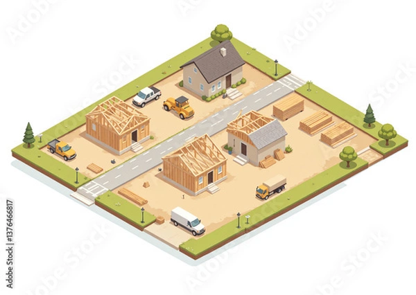 Obraz 建設の息吹