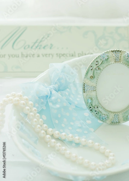 Obraz 母の日の真珠のネックレス